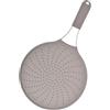 Bibykivn Bibykin Protezione Anti Schizzi per Cucina - Paraspruzzi per Padelle e Pentole in Acciaio Inox e Silicone, Resistenti al Calore, Facili da Pulire, Accessori Pratici per Uso Quotidiano (Grigio 2)