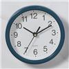 OZLCUA Orologio Da Parete Orologi da parete piccoli con cornice in plastica trasparente colori caramella muto 15 cm orologio appeso orologio soggiorno arredamento casa Orologio Da Muro(Deep Blue)