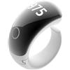 HpLive Smart Tasbih Anello Zikr Musulmano Digital Azan Sveglia per Zikr Smart Ring con indicatore LED e contatore digitale per preghiere musulmane (bianco)