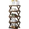 Generic Scarpiera Pieghevole,scarpiera verticale,Scarpiera salvaspazio Slim Ingresso, Scaffale per Scarpe, Mobile Portaoggetti, Stoccaggio Verticale Stretta per Ingresso, Bagno, Soggiorno e Corridoio