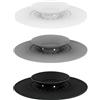 Audio frequency% 3 Pezzi Tappo Lavandino Universale Tappo Lavello 10.9cm Tappo Doccia Silicone Adatto Per Lavandini, Vasche Da Bagno E Lavabi,Elimina Gli Odori, Filtra I Capelli