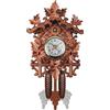 OUOULAJY Decorativo e delicato orologio a cucù in legno aggiungere fascino alla casa preciso e accurato tradizionale orologio chalet della Foresta Nera cm302