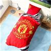 Get Trend Manchester United FC Set Copripiumino Singolo, Morbido Reversibile Set Letto con Federa, Durevole A Tema Calcio Copri Piumino, Idea Regalo (Multi Manchester United, Singolo)