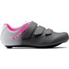 Northwave Core 2 Donna Scarpe MTB da Ciclismo, Compatibili SPD, Suola Nrg Air Carbon, 3 Strappi Trail, Grigio Scuro EU 39