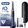 Oral-B Spazzolino Elettrico Ricaricabile iO 9 Nero, 2 Testine, 1 Custodia Da Viaggio Ricaricabile, 1 Spazzolino