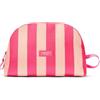 Larkson Borsa da Toilette Donna & Uomo Rosa a Righe - Tilda Large - Grande Borsa da Toilette da Appoggiare - Nécessaire da Viaggio - Beauty Case per Viaggi, Campeggio, Piscina