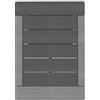 FORMIDRA Freshura - DS -Base -Gr - Cailbotis per Doccia Esterna - Colore Grigio Scuro - UV resiste, Temperatura da - 30 ° C a + 70 ° C, Acqua e muffe e termiti