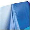 Gre Liner PVC Impermeabile Piscina Rotonda Fuori Terra 400x90 cm Blu Overlap