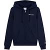 Champion Core Heritage - Felpa da Donna con Cappuccio e Zip Intera, Blu Navy