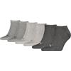 PUMA SNEAKER PLAIN 3P, Calzini, Unisex - Adulto, Anthraci/l Mel Grey/m Mel Grey - New, 35-38