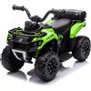 Quad Elettrico per Bambini Safari 6V con Bauletto Posteriore Verde