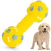 PARENCE - Giocattolo per cani con suono - Giocattolo da morso e spinta - Forma di manubrio in gomma - Colore casuale - 13 cm, per animali piccoli