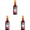 Ponti Dolceagro Alla Melagrana, Condimento Dal Gusto Dolce E Delicato A Base Di Aceto Di Vino, Bottiglia Da 500ml (Confezione da 3)