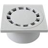 First Plast CHPVC10G Chiusino Sifonato in PVC, Grigio, 100 x 100 mm