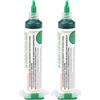 TOUISEDGI Inchiostro Per Maschera Saldante, 2 Pezzi Inchiostro Per Maschera Saldante Polimerizzante alla Luce UV BGa PCB Saldatura Resist Inchiostro Verde Per Computer Cellulare 48g