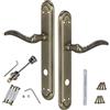 KOTARBAU® Maniglia per porta Znal, 90 mm, maniglia per porta WC, maniglia lunga per porte interne, rosetta lunga, maniglia per porta, maniglia per porta, patinata