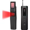 QianShouYan Rilevatore di Telecamere Nascoste 6 in 1 Rilevatore di Microspie RF GPS Tracker Dispositivo Antispionaggio con Adattiva Sensibilità Regolabile per Ufficio, Hotel, Casa e Negozio