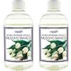 Generic Camomilla Torino - Feifan Ricarica Profumo 500 ml per Lampada Catalitica 25 Fragranze Naturali e Intense ad Alto Concentrato di Essenza- Made in Italy (Muschio Bianco, 2 Flaconi)