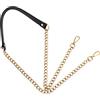 Newellsail 120cm Cinturino a Catena in Pelle PU Tracolla Regolabile Cinturino di Ricambio in Metallo per Borsa a Tracolla Rimovibile Tracolla a Catena con Fibbie (Catena Oro)
