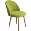 Generico Chair Covers with Backrest 4/6 Pieces Elegant Stretch Chair Covers for Dining Room Office Chair Cover with Round Back Jacqaurd Washable (Color : I, Size : 4pcs)