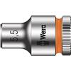 Wera, 8790 HMA Bussola per cricchetto Zyklop con attacco da 1/4, 5.5 mm