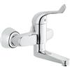 Grohe, Miscelatore monocomando per lavabo Euroeco per montaggio a parete, 120 mm, cromato, 32792000