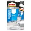 Pattex Bagni&Cucine Original Silicone Trasparente Sigillante, Silicone Cucina e bagno multimateriale e impermeabile, Sigillante Doccia per sanitari, 1 Tubo da 50 ml