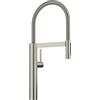 BLANCO CULINA-S II | Rubinetto da cucina in raso platino | alta pressione | con tubo estraibile | cambio di getto trasparente in doccia | cartuccia in ceramica | qualità garantita dell'acqua e