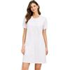 Infiore Camicia da Notte Donna 100% Cotone con Fantasia Floreale art 634126-52, Rosa