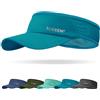 Sukeen Cappello con visiera parasole ad asciugatura rapida, UPF 50+, protezione solare UV, per donne e uomini, cappello da corsa, cappello da golf, visiera elastica fresca con fascia traspirante per