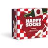 Happy Socks Set di confezioni regalo di calzini sostenibili per l'equipaggio Foodie Design -Per uomo e donna