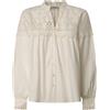 Pepe Jeans Camicia Donna Bernadette, Bianco(Mousse White), S, Bianco (Mousse Bianco), S
