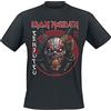 Iron Maiden Senjutsu Eddie Gold Circle Uomo T-Shirt Nero 100% Cotone Regular