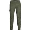 JACK & JONES Jjipaul Jjflake, Pantaloni da Uomo, Verde, 44 EU | Slim Fit, Semplice, Lunghezza alla caviglia, Casual, Temperatura massima di 40°C ciclo delicato