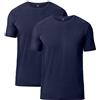 LAPASA T-Shirt Uomo Pacco da 2 in Micromodal -Pura SOFFICITÀ- Maglietta Girocollo Maniche Corte Intima Regular Fit M07