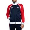 Sergio Tacchini Uomo Giacca Sportiva Ghibli Davis, Maritime Blue/Adrenaline Rush/White, M