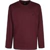 Coveri T-Shirt Uomo Manica Lunga Tinta Unita 100% Cotone Taglie Forti 3XL 4XL 5XL 6XL (6XL - Prugna)