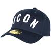 Hip Hop Honour Berretto Icon blu e bianco Streetwear Baseball Fyck, unisex, blu, taglia unica