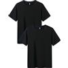 LAPASA T-Shirt Uomo Pacco da 2 in Micromodal -Pura SOFFICITÀ- Maglietta Girocollo Maniche Corte Intima Regular Fit M07