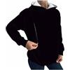HAOLEI Incinta Allattamento Felpa Donna Manica Lunga Allattamento Camicia maternità Moda Maglione Caldo per L'Allattamento al Seno Top Allattamenti in Pile Felpa Premaman Loungewear al Seno