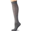 FALKE No. 3 W Kh lana seta al ginocchio tinta unita 1 paio, Calzini lunghi Donna, Grigio Light Grey Melange 3388, 35-36