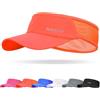 Sukeen Cappello Parasole da Asciugatura Rapida, Visiera Solare Protettiva UPF 50+ UV per Donna e Uomo, Cappello da Corsa con Fascia Traspirante, Tennis Arancione