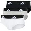 Adidas Adidas Herren Unterwäsche Slip 3er Pack - Brief (3pk) - Active Flex Cotton Intimo Uomo (Pacco da 3)