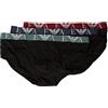 Emporio Armani Slip Uomo Mutanda Confezione 3 Capi Elastico a Vista Cotone Underwear tripack Articolo 111734 2R715 3PACK, 21320 Nero/Nero/Nero - Black/Black/Black, L