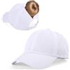 InfiniZer Cappelli da baseball da donna con supporto per coda di cavallo, maglia ad asciugatura rapida, cinturino regolabile, accessori essenziali per le vacanze all'aperto