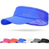 Sukeen Cappello Visiera Parasole ad Asciugatura Rapida, Visiera Solare Protettiva UPF 50+ UV per Donna Uomo,Cappello Corsa Visiera Elastica Fresca con Fascia Traspirante Traspirante,Visiera Tennis Blu