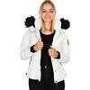 Navahoo, caldo piumino invernale da donna, giacca corta foderata, parka, cappotto imbottito, B301