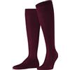 FALKE Tiago M Kh sostenibili cotone filo di Scozia al ginocchio tinta unita 1 paio, Calzini lunghi Uomo, Rosso Barolo 8596, 47-48