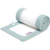 babybay Paracolpi 3D in rete piqué a nido d'ape, adatto per modello Maxi, Boxspring, Comfort e Comfort Plus, blu chiaro