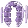 Generic Morsetto per gambe con 28 ruote, massaggiatore rilassante, anticellulite, dimagrante, rullo massaggiante (viola)